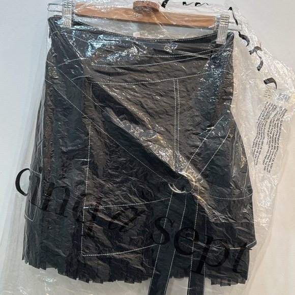 CINQ À SEPT Black Misha Pleated Mini Skirt Size 0/XS - Picture 5 of 8